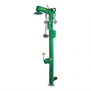 Haws Axion MSR 8317CTFPC1D1 Cable Heated Emergency Shower with Eye / Face Wash Station - Class 1, Division 1