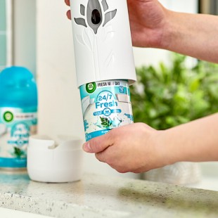 Air Wick RAC82093CT 5.89 oz. Fresh Waters Scented Fragrance Refill Canister - 2/Pack