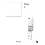 Tork Xpress 553020 White Wall-Mount Multifold Hand Towel Dispenser H2