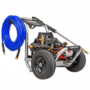 Simpson 61102 Aluminum Sanitizing Mister and Pressure Washer with Induction Engine and 75' Hose - 1,200 PSI; 2.0 GPM Simpson 61102 Aluminum Sanitizing Mister and Pressure Washer with Induction Engine and 75' Hose - 1,200 PSI; 2.0 GPM