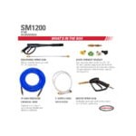 Simpson 61102 Aluminum Sanitizing Mister and Pressure Washer with Induction Engine and 75' Hose - 1,200 PSI; 2.0 GPM Simpson 61102 Aluminum Sanitizing Mister and Pressure Washer with Induction Engine and 75' Hose - 1,200 PSI; 2.0 GPM