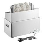 Noble Warewashing GP1600 Glass Genie Commercial Eight Brush Electric Glass Polisher - 120V, 1600W