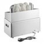 Noble Warewashing GP1600 Glass Genie Commercial Eight Brush Electric Glass Polisher - 120V, 1600W