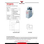 Wausau Tile Ash-n-Trash TF2075 4-Way Top 9 Gallon Square Concrete Waste and Cigarette Receptacle with No Smoking Logo Wausau Tile Ash-n-Trash TF2075 4-Way Top 9 Gallon Square Concrete Waste and Cigarette Receptacle with No Smoking Logo