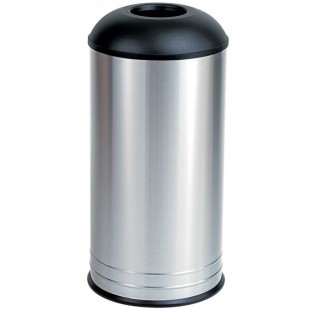 Bobrick B-2300 Floor Standing 18 Gallon Round Dome Top Trash Can Bobrick B-2300 Floor Standing 18 Gallon Round Dome Top Trash Can