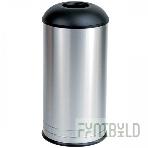 Bobrick B-2300 Floor Standing 18 Gallon Round Dome Top Trash Can