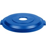 Rubbermaid® 1788376 BRUTE 32 Gallon Blue Round Recycling Bottle / Can Lid