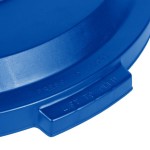 Rubbermaid® 1788376 BRUTE 32 Gallon Blue Round Recycling Bottle / Can Lid