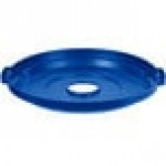 Rubbermaid® 1788376 BRUTE 32 Gallon Blue Round Recycling Bottle / Can Lid