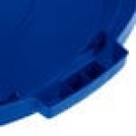 Rubbermaid® 1788376 BRUTE 32 Gallon Blue Round Recycling Bottle / Can Lid