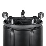 Rubbermaid® BRUTE 32 Gallon Black Executive Round Trash Can with Lid and Dolly Rubbermaid® BRUTE 32 Gallon Black Executive Round Trash Can with Lid and Dolly