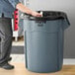 Rubbermaid® FG265500GRAY BRUTE 55 Gallon Gray Round Trash Can Rubbermaid® FG265500GRAY BRUTE 55 Gallon Gray Round Trash Can