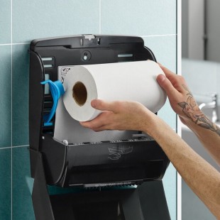 Lavex White Hardwound Paper Towel, 350 Feet / Roll - 12/Case Lavex White Hardwound Paper Towel, 350 Feet / Roll - 12/Case