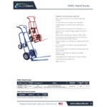Valley Craft 600 lb. Blue HVAC Hand Truck F80233U5 Valley Craft 600 lb. Blue HVAC Hand Truck F80233U5