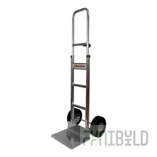B&P Manufacturing Liberator 600 lb. Straight Back Hand Truck with Single-Pin Square-Loop Handle and 10