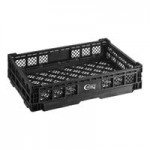 Choice Blue Vented Collapsible Crate - 24 Choice Blue Vented Collapsible Crate - 24