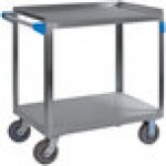 Carlisle UC7022133 2 Shelf Stainless Steel Utility Cart - 33 Carlisle UC7022133 2 Shelf Stainless Steel Utility Cart - 33