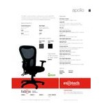 Eurotech MM95SL-5806 Apollo Series High Back Multi-Function Swivel Office Chair with Seat Slide Eurotech MM95SL-5806 Apollo Series High Back Multi-Function Swivel Office Chair with Seat Slide