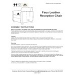 Flash Furniture Agent Black LeatherSoft Chair with Charging Bank and Wooden Feet