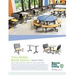 National Public Seating TGB60MDPE ToGo Mobile 60 National Public Seating TGB60MDPE ToGo Mobile 60