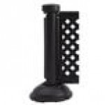 Grosfillex US960117 Resin Fence Post and Interlocking Base - Black Grosfillex US960117 Resin Fence Post and Interlocking Base - Black
