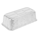 D&W 2 lb. Aluminum Foil Loaf Pan - 50/Pack D&W 2 lb. Aluminum Foil Loaf Pan - 50/Pack
