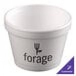 Dart 12SJ20 12 oz. White Customizable Foam Food Container - 500/Case