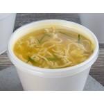 Dart 12SJ20 12 oz. White Customizable Foam Food Container - 500/Case