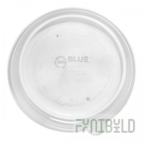 Eco-Products EP-BLRDLID WorldView 16-46 oz. 100% Recycled Content Round Plastic Dome Lid - 300/Case