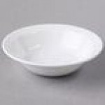 Libbey Slenda 11 oz. Royal Rideau White Round Porcelain Grapefruit Bowl - Sample Libbey Slenda 11 oz. Royal Rideau White Round Porcelain Grapefruit Bowl - Sample