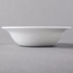 Libbey Slenda 11 oz. Royal Rideau White Round Porcelain Grapefruit Bowl - Sample Libbey Slenda 11 oz. Royal Rideau White Round Porcelain Grapefruit Bowl - Sample