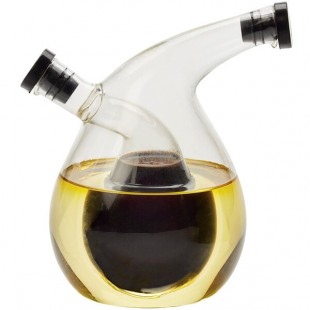 American Metalcraft OVJ2 13.5 oz. / 3 oz. Glass Oil and Vinegar Cruet American Metalcraft OVJ2 13.5 oz. / 3 oz. Glass Oil and Vinegar Cruet