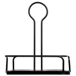 TableCraft 61517RBK Marbella Metal Rack for Oil & Vinegar / Salt & Pepper