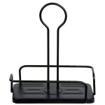 TableCraft 61517RBK Marbella Metal Rack for Oil & Vinegar / Salt & Pepper