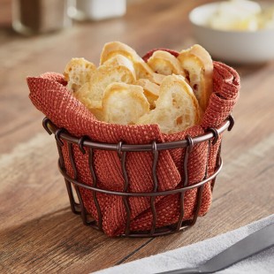 American Metalcraft WBBS Bronze Round Wire Basket - 5 American Metalcraft WBBS Bronze Round Wire Basket - 5