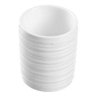 Solia Pasta Spaghetti 2 oz. Round White Ribbed Porcelain Mini Dish - 144/Case Solia Pasta Spaghetti 2 oz. Round White Ribbed Porcelain Mini Dish - 144/Case
