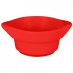 RAK Porcelain Chef's Fusion 7 oz. Ember Red Porcelain Ramekin with Grooves - 12/Case RAK Porcelain Chef's Fusion 7 oz. Ember Red Porcelain Ramekin with Grooves - 12/Case