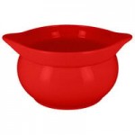 RAK Porcelain Chef's Fusion 7 oz. Ember Red Porcelain Ramekin with Grooves - 12/Case RAK Porcelain Chef's Fusion 7 oz. Ember Red Porcelain Ramekin with Grooves - 12/Case