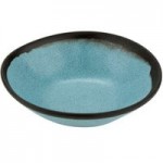 GET B-55-DVG Pottery Market 4.5 oz. Glazed Gray Melamine Ramekin with White Trim - 48/Case
