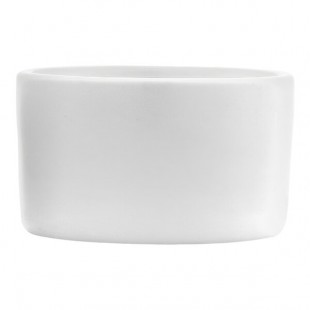 Libbey Porcelana 3.5 oz. Round Bright White Porcelain Ramekin - 36/Case