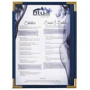 Menu Solutions RS33A BL GLD Royal 5 1/2 Menu Solutions RS33A BL GLD Royal 5 1/2