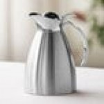 Service Ideas Marquette 20 oz. Brushed Stainless Steel Insulated Carafe / Server with Flip-Top Lid MAR06BS Service Ideas Marquette 20 oz. Brushed Stainless Steel Insulated Carafe / Server with Flip-Top Lid MAR06BS