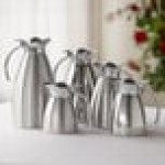Service Ideas Marquette 20 oz. Brushed Stainless Steel Insulated Carafe / Server with Flip-Top Lid MAR06BS Service Ideas Marquette 20 oz. Brushed Stainless Steel Insulated Carafe / Server with Flip-Top Lid MAR06BS