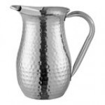 American Metalcraft BWPH84 Hammered Finish Stainless Steel 84 oz. Bell Pitcher with Ice Guard American Metalcraft BWPH84 Hammered Finish Stainless Steel 84 oz. Bell Pitcher with Ice Guard