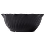 Cambro SRB13CW110 Camwear® 13 oz. Black Polycarbonate Swirl Bowl - 24/Case Cambro SRB13CW110 Camwear® 13 oz. Black Polycarbonate Swirl Bowl - 24/Case