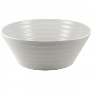 10 Strawberry Street SWNG-6 Swing 1.75 Qt. White Porcelain Serving Bowl - 12/Case