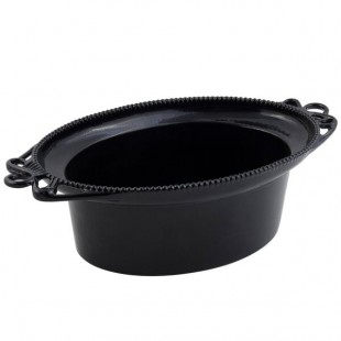 Bon Chef 2103BLK Bolero 11 Qt. Black Sandstone Finish Cast Aluminum Bowl Bon Chef 2103BLK Bolero 11 Qt. Black Sandstone Finish Cast Aluminum Bowl