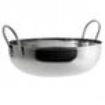 Vollrath 59752 65 oz. Shallow Stainless Steel Balti Dish - 8 1/4