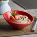 GET B-784-RSP Red Sensation 5.5 oz. Red Slanted Melamine Bowl - 24/Case