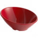 GET B-784-RSP Red Sensation 5.5 oz. Red Slanted Melamine Bowl - 24/Case